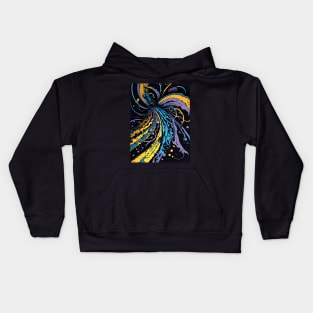 Abstract Colorful Vortex Kids Hoodie